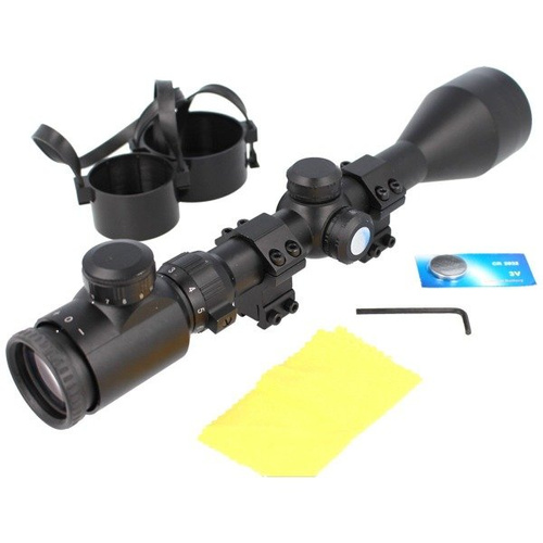 Приціл Lensolux - 3-9x50E 4 Red-Dot з кріпленням - 19312