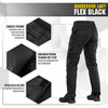 M-Tac - Жіночі брюки-чоботи Aggressor Lady Flex Boot Pants - чорний - 20069002