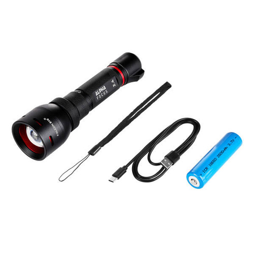 Falcon Eye - Ліхтар акумуляторний LED Falcon Eye Alpha Focus 2.4 - 1000 лм - Чорний - FHH0119
