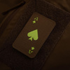 M-Tac - нашивка піковий туз - Cordura 500D - койот / флуоресцентний - 51109599 - 51109599