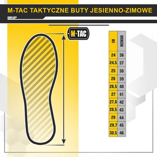 M-Tac - Тактичні черевики осінь-зима - 1JJ143/8TPLV