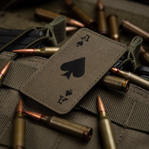 M-Tac - нашивка туз пік - 500D Cordura - Ranger Green / Black - 51109232