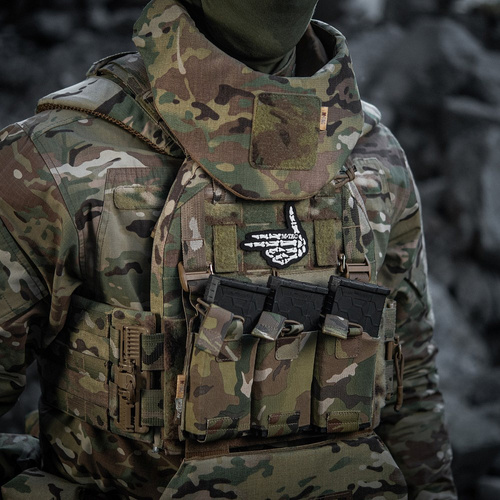 M-Tac - Нашивка Skeleton Shooter - Вишивка - 500D Cordura - Чорний - 51375002