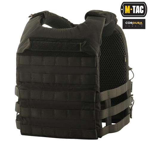 M-Tac - Тактичний жилет з кірасою QRS для носіння пластин - чорний - 10156002