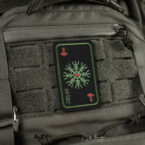 M-Tac - Helm of Terror Map Patch - Embroidery - Black/Olive - 51392201