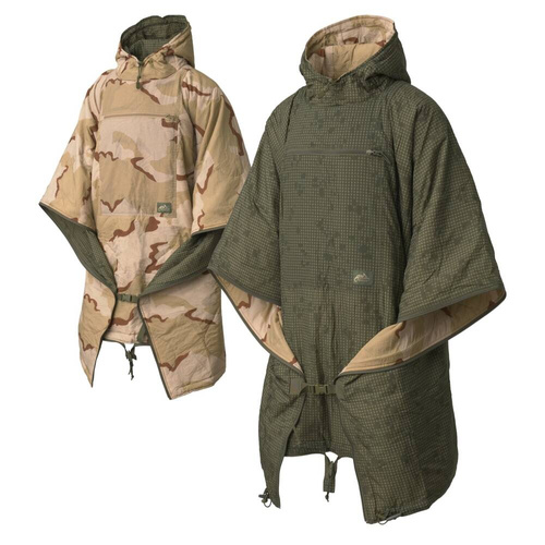 Helikon - Двостороннє пончо Reversible Swagman Roll® - Desert Night Camo / US Desert - PO-RSR-NL-0L05A - Накидки від дощу, плащі, дощовики