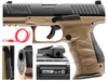 Umarex - Пістолет RAM під гумові кулі Walther PPQ M2 T4E .43 кал - FDE - 2.4762