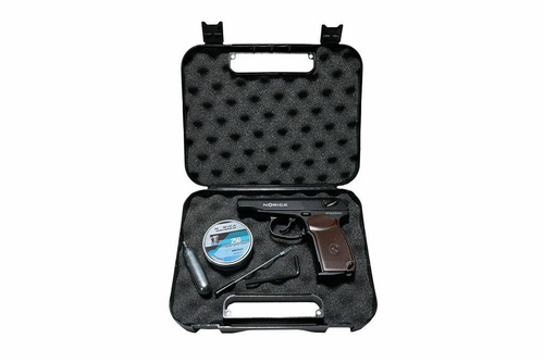 Norica - Пневматичний пістолет CO₂ Макарова ПМ репліка з чохлом - 4,5 мм Diabolo - PACK N.A.C. 2020