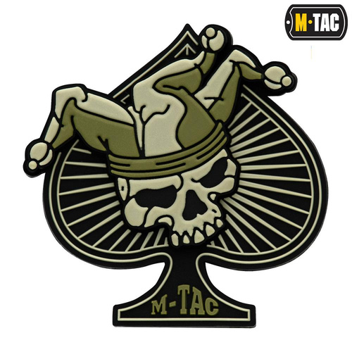 M-Tac - Нашивка Піковий Туз - ПВХ 3D - Олива - 51108201