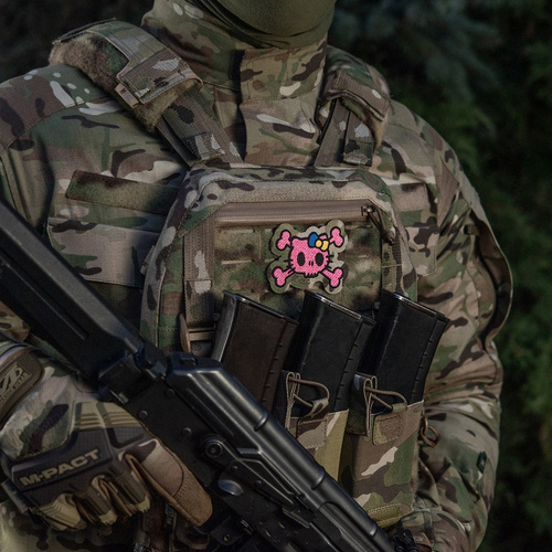 M-Tac - Нашивка Kitty Pink - Вишивка - Жовто-блакитний бант - MultiCam - 51393008