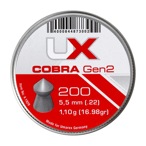 UX - Diabolo Pellets Cobra gen 2 - 5,5 мм - 200 штук - 4.1929