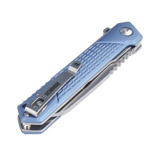 Schrade - Інертний складаний ніж - синій - 1159320