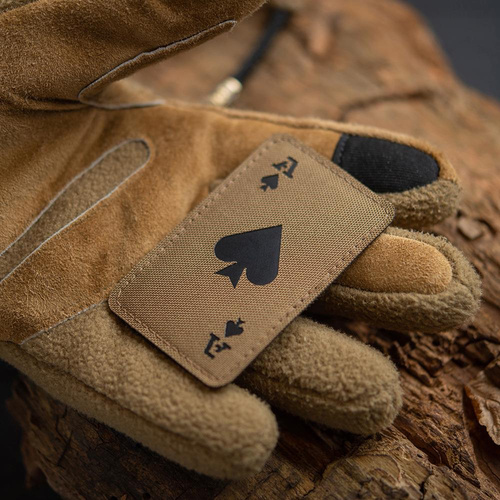 M-Tac - нашивка Ace of Spades - Cordura 500D - Coyote / Black - 51109502.