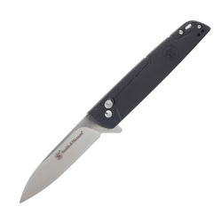 Smith & Wesson - Ніж для записників 24/7 Crossbar Folder - 7Cr - Чорний - 1205912