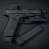 FTCS - Збільшена ніжка магазину для Glock - +3 набої - графітовий чорний H-146 - FTCS Nr. 33