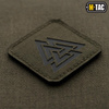 M-Tac - Квадратна нашивка Laser cut Valknut - Чорний / Ranger Green - 51162232