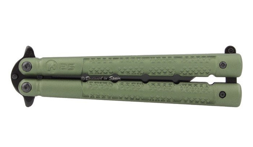 K25 - Ніж-метелик з титановим покриттям з піхвами - 36249