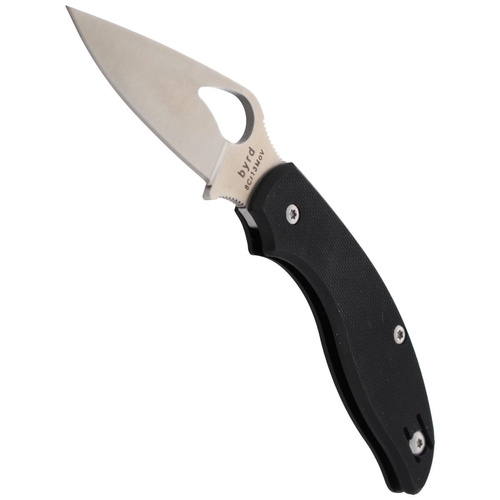 Spyderco - Складаний ніж Byrd Tern - G-10 - Чорний/Сріблястий - BY23GP