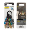 Nite Ize - Пластиковий карабін S-Biner KeyRack для шафки - чорний - KLKP-01-R3