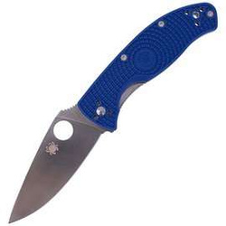 Spyderco - Tenacious FRN Blue - складаний ніж - CPM S35VN Plain Steel - синій - C122PBL