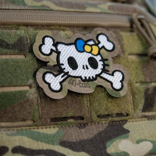 M-Tac - Нашивка Kitty - Вишивка - Жовто-блакитний бант - MultiCam - 51387008