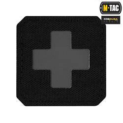 M-Tac - Нашивка Medic Cross Laser Cut - Cordura 500D - Чорний / Сірий - 51122211