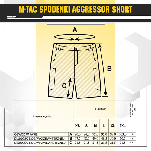 M-Tac - Тактичні шорти Aggressor - PoliCotton - Rip-Stop - Coyote Brown - 20018017