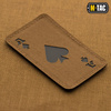 M-Tac - нашивка Ace of Spades - Cordura 500D - Coyote / Black - 51109502.