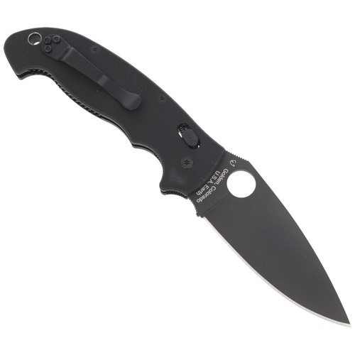 Складаний ніж Spyderco - Manix™ 2 XL G-10 Black / Black Blade - C95GPBBK2