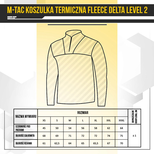 M-Tac - Чоловіча термокофта Delta Level 2 - чорна - 70002002