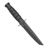 Ka-Bar 1254 - Короткий військовий ніж Tanto - Чорний - Шкіряні піхви