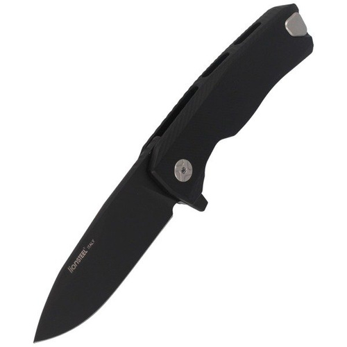 LionSteel - Nóż ROK Aluminium Black / Чорне лезо - ROK A BB