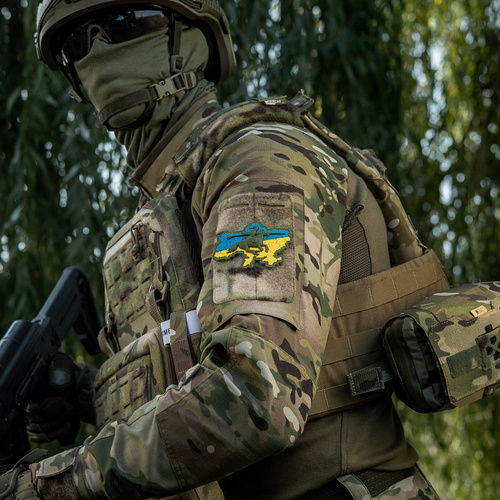 M-Tac - Нашивка «Козацька Україна» - PVC 3D - Horse Charge - Yellow/Blue - 51349000