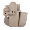 IMI Defense - Полімерна кобура 2-го рівня з кобурою Roto Paddle Holster - Desert Tan - IMI-Z1023