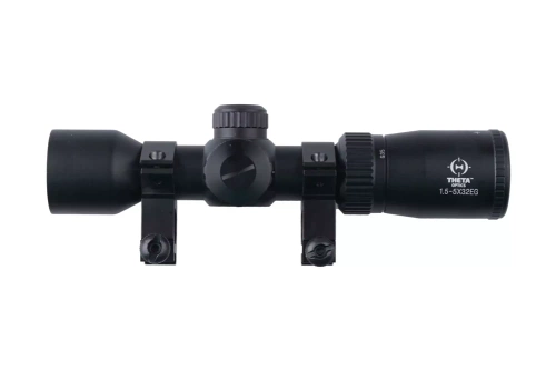 Theta Optics - оптичний приціл ASG 1.5-5x32 EG - 32 мм - 22 мм RIS - THO-10-018595