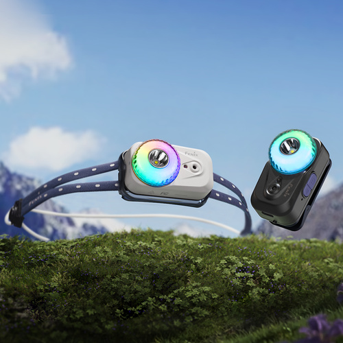 Fenix - Налобний ліхтарик HL17R з акумулятором 1000 мАг - 500 лм - чорний - HL17R black