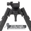 Leapers - складна сошка UTG Recon 360 TL 5.5-7" - Пікатіні - чорний - TL-BP02-A