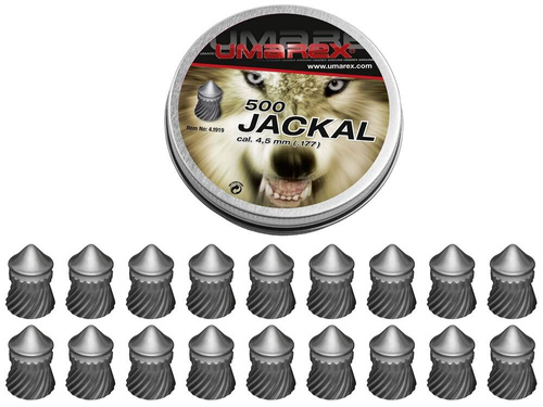 Umarex - набій для пневматичної гвинтівки Jackal - 500 шт. - 4,5 мм - 4.1919