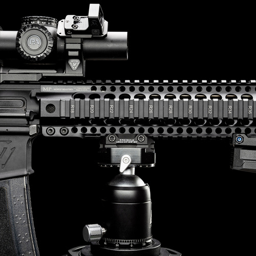 Strike Industries - Адаптер для Picatinny Arca також 1/4" та 3/8" - QD Sling - SI-ARCA-TRI-PADA-BK