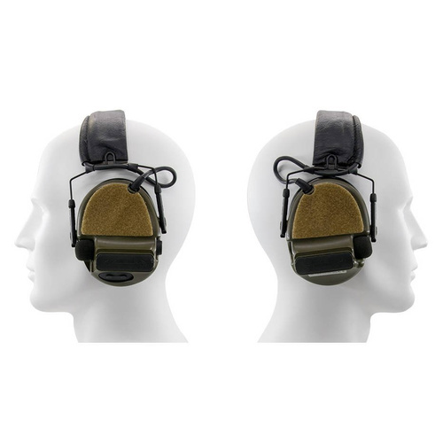 Earmor - Самоклеюча панель на липучці для слухових апаратів Peltor Comtac - Coyote - S14