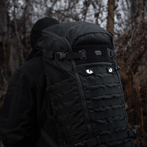 M-Tac - Світловідбиваючі нашивки Tiger Eyes Laser Cut - пара - чорний - 51140002