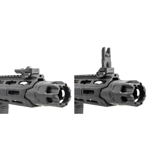 Strike Industries - Strike Polymer Backup Sights - складні - Picatinny - чорний - SI-SPBUS