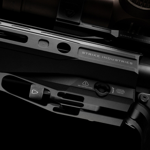 Strike Industries - Алюмінієва накладка на руку Gridlok LITE 15" - AR-15 - чорний - SI-GRIDLOK-LITE-15-BK