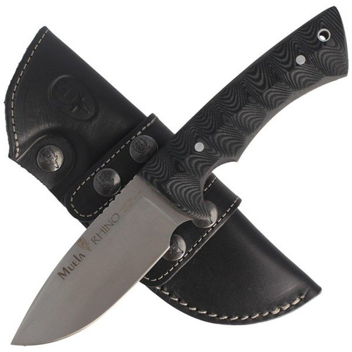 Muela - Nóż Full Tang 3D Black Micarta 100 мм - RHINO-10SV.M