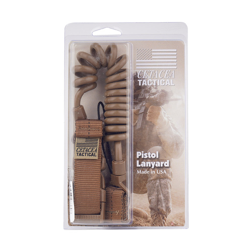 Cetacea Tactical - Повідець для знаряддя Basic Belt Loop Pistol Lanyard - Czarny - TA-PRL1B-BLK