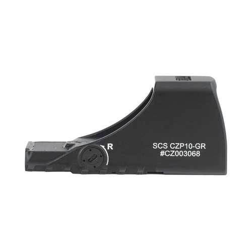 Holosun - Відкритий коліматор SCS CZ P-10 C - Сонячна панель - SCS-P10-GR