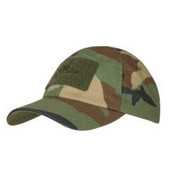 Helikon - Кепка тактична - PolyCotton Ripstop - Woodland - CZ-BBC-PR-03