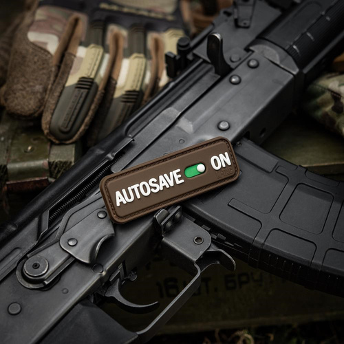 M-Tac - Нашивка Autosave PVC - 3D - Coyote - 51116705