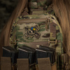 M-Tac - Нашивка Kitty Contour - Вишивка - Жовто-блакитний бант - MultiCam - 51386208