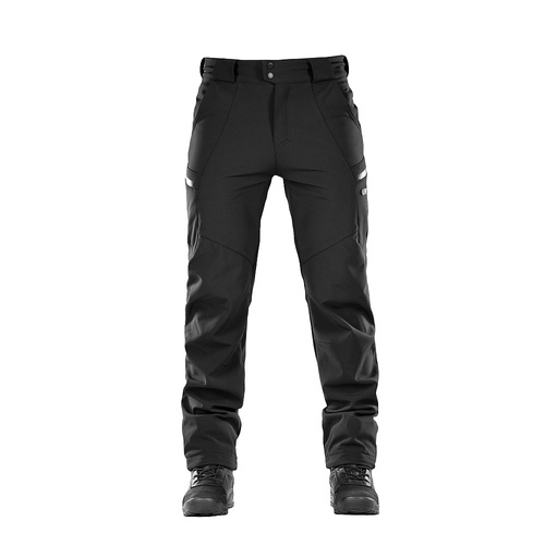 M-Tac - Штани тактичні зимові Softshell - чорний - 20306002